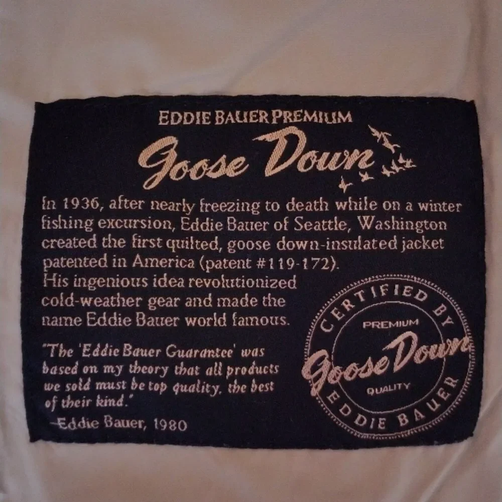Eddie Bauer Premium Goose Down Vest - Picture 8 of 12